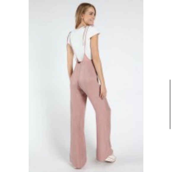 Light pink Overalls Jumpsuit - Picture 4 of 6
